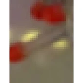 10m 100 Led Damla Uçlu Led Işık Kırmızı Işık Şeffaf Kablo - 2