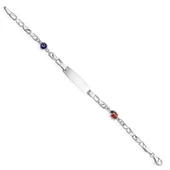 14 Ayar Altın Kaplama Kişiselleştirilmiş Çocuk Bilekliği - BPC00100 thumbnail 6