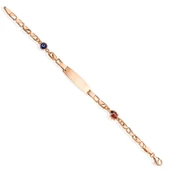 14 Ayar Altın Kaplama Kişiselleştirilmiş Çocuk Bilekliği - BPC00100 thumbnail 5