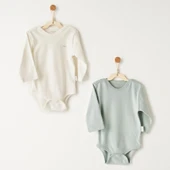 Andywawa Ac26015 Mummy S Snuggle Saurus 2'li Badi Grey - 1