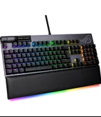 ASUS ROG STRIX FLARE II RED ANIMATE RGB OYUNCU KLAVYESİ DEĞİŞTİRİLEBİLİR ROG NX RED SWITCH LEDLİ EKRAN MEDYA KONTROLLERİ USB VE BİLEK DAYAMA thumbnail 1