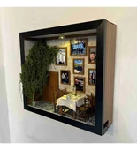 Rakı Masalı Kişiye Özel Ağaç Detaylı Çerçeve thumbnail 4