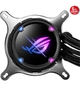 ASUS ROG STRIX LC II 240 ARGB AURA SYNC RGB 120MM ADRESLENEBİLİR RGB FAN SIVI CPU SOĞUTUCUSU V2 thumbnail 3