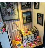 Kişiye Özel Kız bebek odası çerçeve thumbnail 4