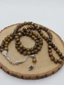 Yeşil Sandal Ağacı 99luk Tesbih 8mm (56534) thumbnail 2