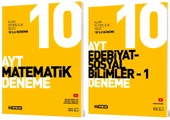 Hız Yayınları Ayt Matematik + Edebiyat Sosyal - 1 Deneme Seti 2 Kitap - 1
