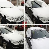 Hyundai Atos Buzlanma Önleyici Araba Cam Üstü Kar Örtüsü Su Geçirmez - 3