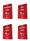 Limit Kurumsal Ayt Matematik + Fizik + Kimya + Biyoloji Soru Bankası Seti 4 Kitap - 1