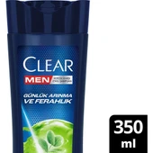 Clear Men Şampuan Günlük Arınma Ferahlık 350 Ml Yeni - 1