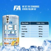 Ice Pump Pre Workout 463 gr Ice Citrus & Peach - 2