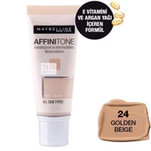 Maybellıne Affınıtone Fondöten 24 Golden Beıge - 1
