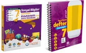 Çanta 2025 7. Sınıf Sosyal Bilgiler Etkinlikli Kazanım Soru Bankası + Defter Seti 2 Kitap - 1