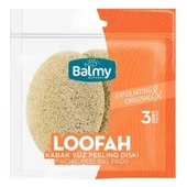Balmy Naturel Loofah Kabak Yüz Peelıng Lifi - 1