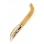 Tapan Cep Çakısı 19 cm Paslanır Kara Çelik Sarı - 1