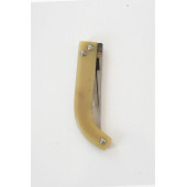 Tapan Cep Çakısı 19 cm Paslanır Kara Çelik Sarı - 2