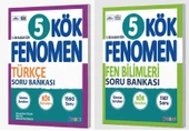 Fenomen Okul 2025 5. Sınıf Türkçe + Fen Bilimleri Kök Soru Seti 2 Kitap Güncel Müfredat - 1