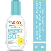 Arko Suncare Bebek Ve Çocuk Güneş Koruyucu Sprey Spf 50 Faktör 200 Ml - 1