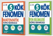Fenomen Okul 2025 5. Sınıf Matematik + Fen Bilimleri Kök Soru Seti 2 Kitap Güncel Müfredat - 1