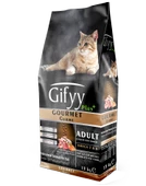 GIFYY Gurme Yetişkin Kedi Maması 15 KG - Kuzu Etli, Balık Yağlı, Vitamin Destekli Premium Mama - 4