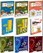 Çanta 2025 8. Sınıf Matematik + Türkçe + Fen + Zaman Ayarlı + Etkinlikli Soru + Defter Seti 9 Kitap thumbnail 2