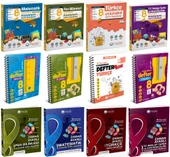 Çanta 2025 8. Sınıf Matematik + Türkçe + Fen + İnkılap Tarihi + Zaman Ayarlı + Etkinlikli Soru + Defter Seti 12 Kitap thumbnail 2