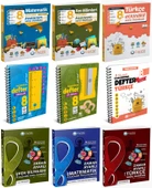 Çanta 2025 8. Sınıf Matematik + Türkçe + Fen + Zaman Ayarlı + Etkinlikli Soru + Defter Seti 9 Kitap thumbnail 1