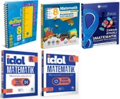 Çanta 2025 8. Sınıf Matematik Kazanım+ Zaman Ayarlı Soru + Defter + İdol Başlangıç + İdol Soru Seti 5 Kitap thumbnail 1