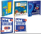 Çanta 2025 8. Sınıf Matematik Kazanım+ Zaman Ayarlı Soru + Defter + İdol Başlangıç + İdol Soru Seti 5 Kitap thumbnail 2