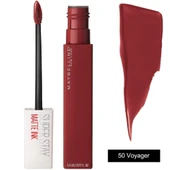 Maybellıne Super Stay Matte Ink Kalıcı Likit Mat Ruj 50 Voyager - 1