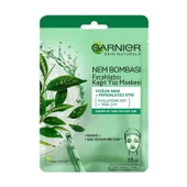 Garnıer Nem Bombası Ferahlatıcı Kağıt Yüz Maskesi Yağlı Cilt - 1