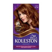 Koleston Kit Saç Boyası 6/74 Terrakota Koyu Amber Kumral - 1