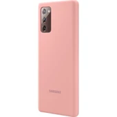 Galaxy Note 20 ile Uyumlu Silikon Kılıf Mistik Bronz EF-PN980TAEGWW - 3