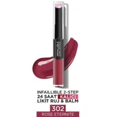 Loreal Parıs Infaıllıble Lipstick 2 Steps 302 Rose - 1