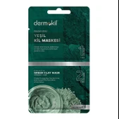 Dermokil Maske Peeling Etkili Yeşil Kil Maskesi 2x7.5 Ml - 1