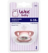 Wee Baby Yuvarlak Uçlu Emzik 6-18 Ay No 2 -830 - 1