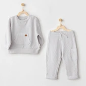 Andywawa AC26014 Mummy S Snuggle Saurus 2'li Takım Grey - 1