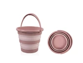 BabyJem Katlanır Banyo 5'Li Küvet Seti 596 Somon - 5
