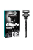 Gillette Mach3 Charcoal Tıraş Makinesi 2 Up Yedekli - 1