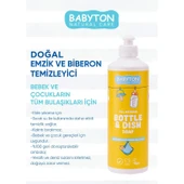Babyton Doğal Emzik ve Biberon Temizleyicisi Bitkisel Elde Bulaşık Sabunu 500 ml - 4