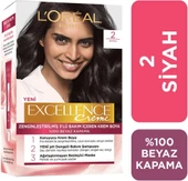Loreal Excellence Creme Saç Boyası 2 Siyah - 1