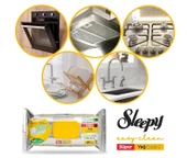 Sleepy Yüzey Temizlik Havlusu 30 Adet Yağ Çözücü - 3