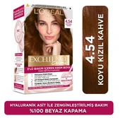 Loreal Excellence Creme Saç Boyası 4.54 Koyu Kızıl Kahve - 1