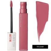 Maybellıne Super Stay Matte Ink Kalıcı Likit Mat Ruj 15 Lover - 1