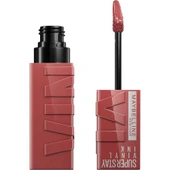 Maybellıne Super Stay Vinyl Ink Uzun Süre Kalıcı Likit Parlak Ruj 115 Peppy - 1