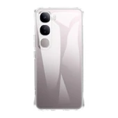 Vivo V40 Lite Kılıf Kamera Korumalı Silikon Şeffaf Kapak - 1