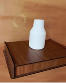 Minelly Dingin Çizgilerle Minimal Vazo - 1