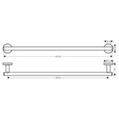 Hansgrohe Logis Universal Havluluk Krom 600 mm - 3