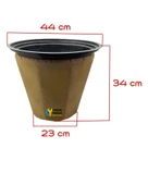 Sanayi Tipi Süpürge için Boşaltılabilir Kafesli Bez Torba 44 cm thumbnail 3