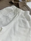 Çocuk Takım – Kahverengi Gömlek & Beyaz Pantolon thumbnail 5