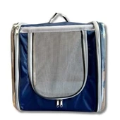 Hobi Çift Camlı TV Tasarımlı Kedi & Köpek Taşıma Çantası - Şeffaf Yan Panellerle Konforlu Seyahat thumbnail 2